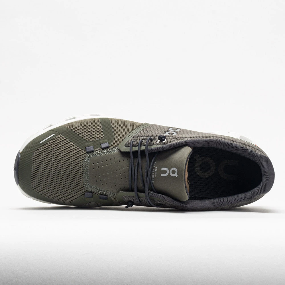 On Running On Cloud 5 Men's Olive/White 5 On Running On Cloud 5 Men's Olive/White - Image 3