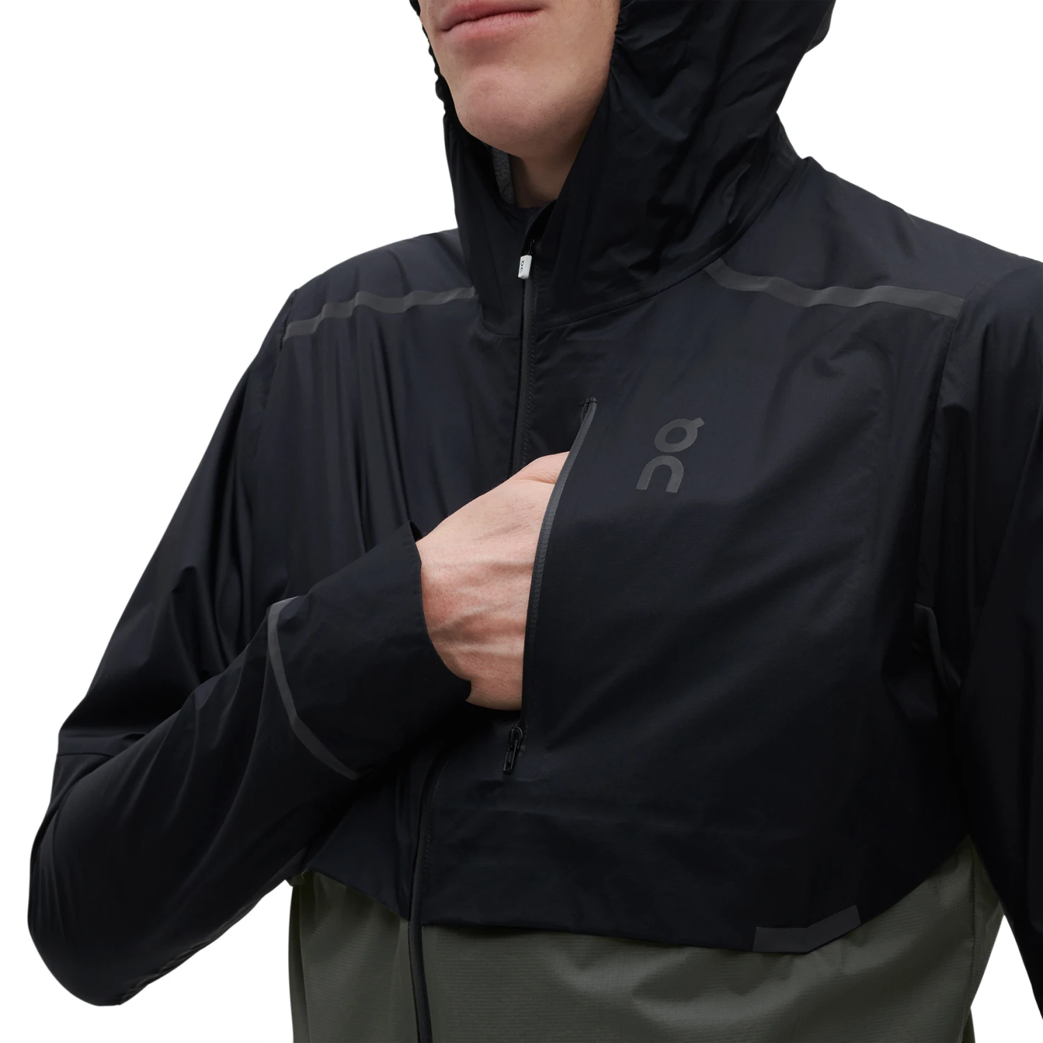 On Running On Weather Jacket - Black & Shadow 6 On Running On Weather Jacket - Black & Shadow - Image 4