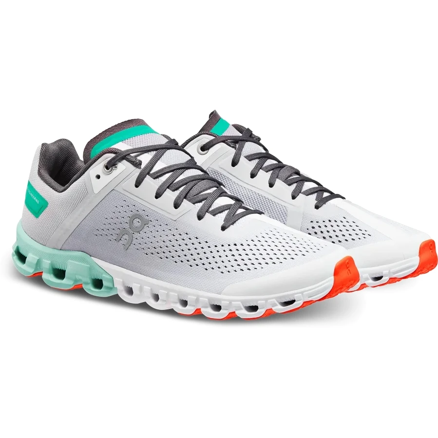On Running On Cloudflow Women Running Shoe - Glacier & Creek 3 On Running On Cloudflow Women Running Shoe - Glacier & Creek