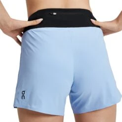 On Running On 5Inch Running Shorts Women - Stratosphere & Black -On Running Sales Store on 5inch running shorts women stratosphere black 5 1443223