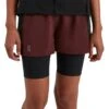 On Running On Active Shorts Women - Mulberry & Black -On Running Sales Store on active shorts women mulberry black 1 1046319