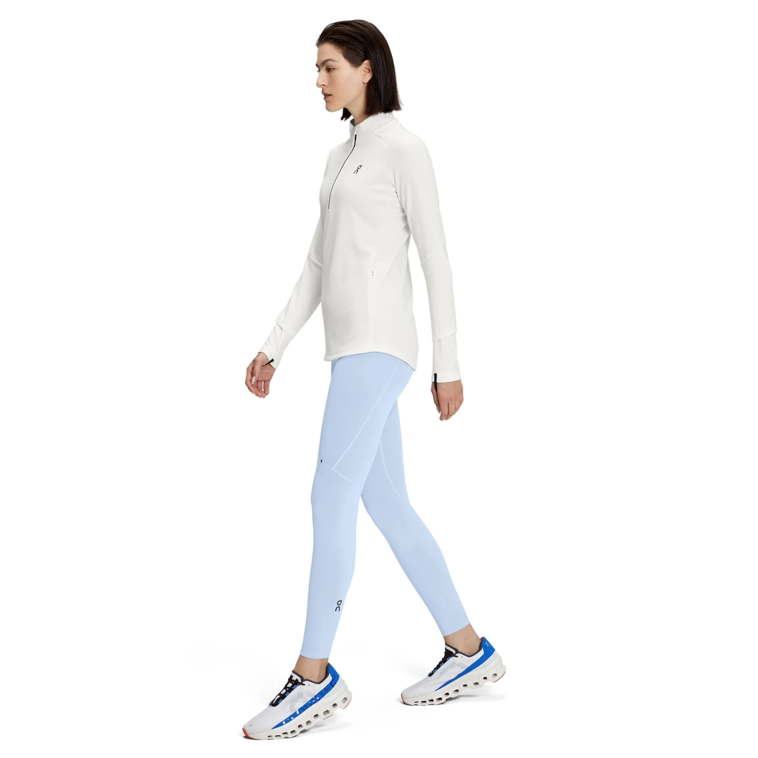 On Running On Climate Shirt Women - Undyed-White 4 On Running On Climate Shirt Women - Undyed-White - Image 2