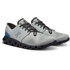 On Running On Cloud X 3 Running Shoe - Glacier & Iron