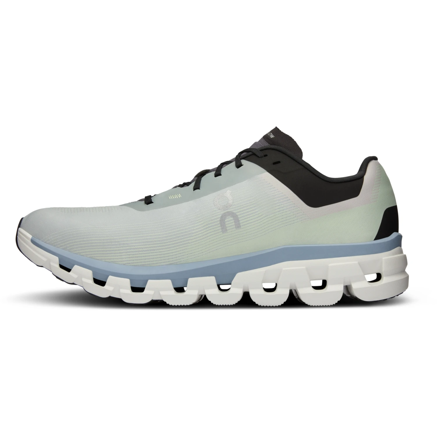 On Running On Cloudflow 4 Running Shoe Men - Glacier & Chambray 5 On Running On Cloudflow 4 Running Shoe Men - Glacier & Chambray - Image 3