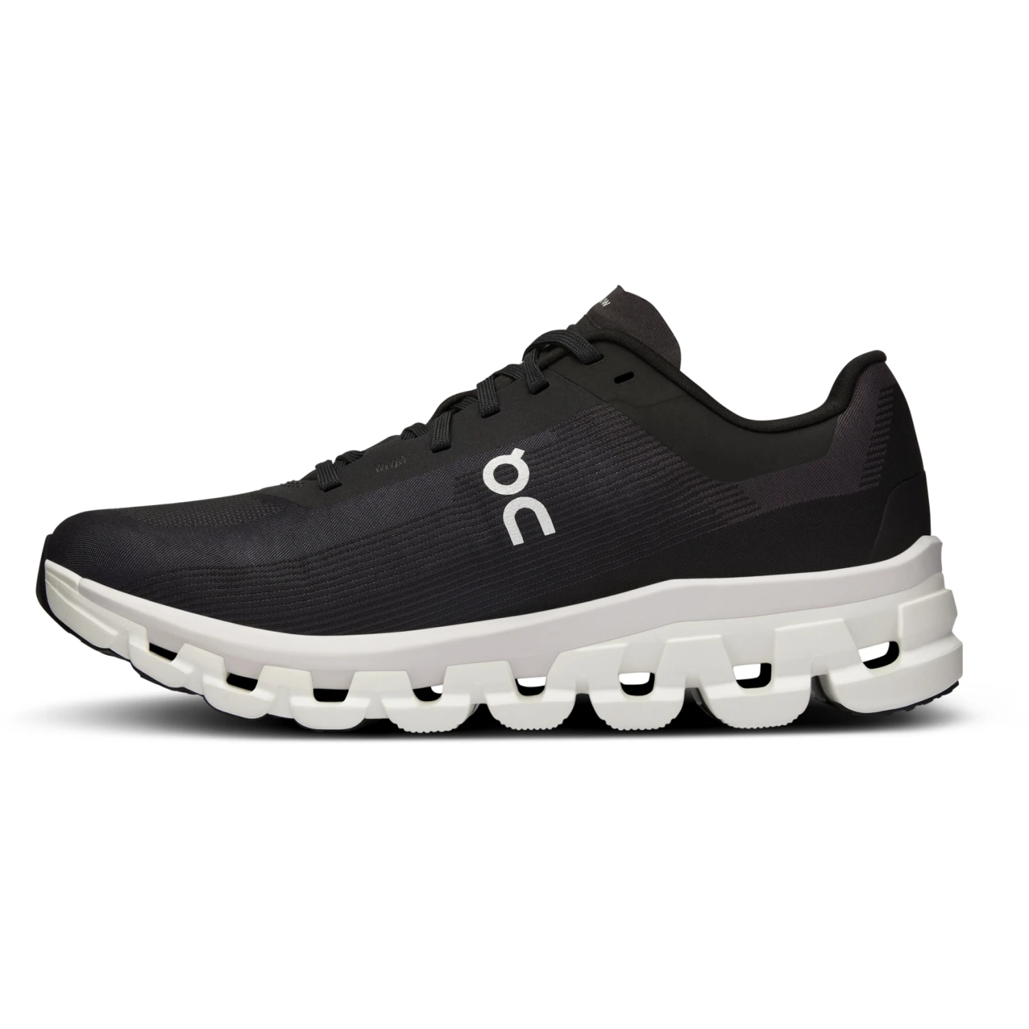 On Running On Cloudflow 4 Women Running Shoe - Black & White 5 On Running On Cloudflow 4 Women Running Shoe - Black & White - Image 3