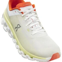 On Running On Cloudflow 4 Women Running Shoe - White & Hay -On Running Sales Store on cloudflow 4 running shoe women white hay 2 1567207