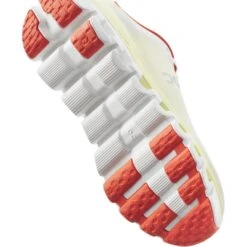 On Running On Cloudflow 4 Women Running Shoe - White & Hay -On Running Sales Store on cloudflow 4 running shoe women white hay 4 1567209