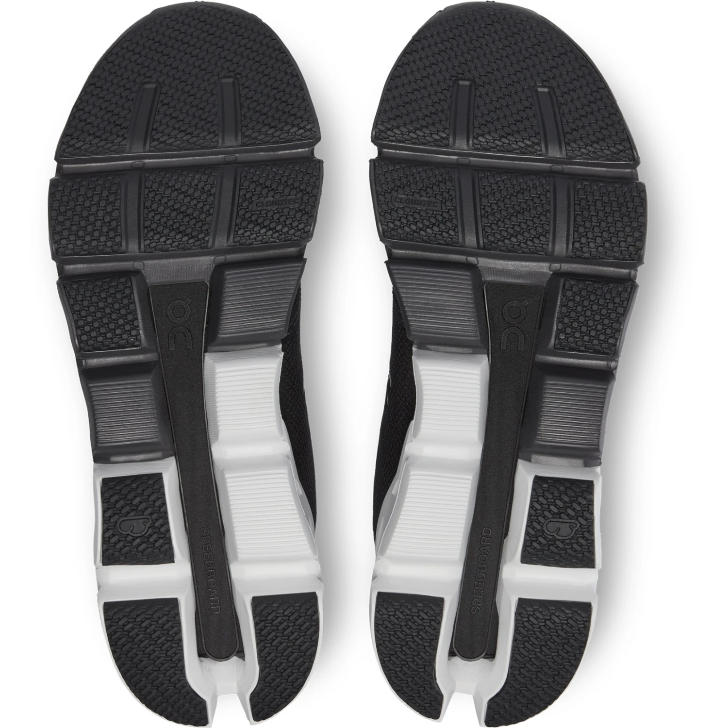 On Running On Cloudflyer 4 Wide Running Shoe - Black & White 7 On Running On Cloudflyer 4 Wide Running Shoe - Black & White - Image 5