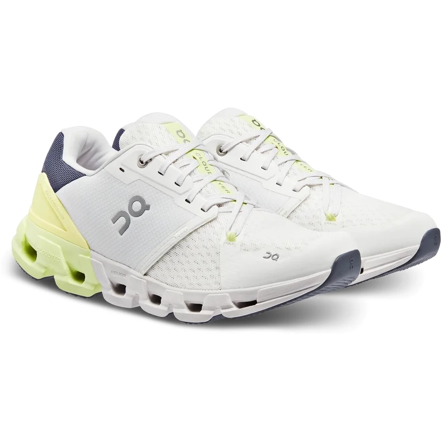 On Running On Cloudflyer 4 Running Shoes - White & Hay 3 On Running On Cloudflyer 4 Running Shoes - White & Hay