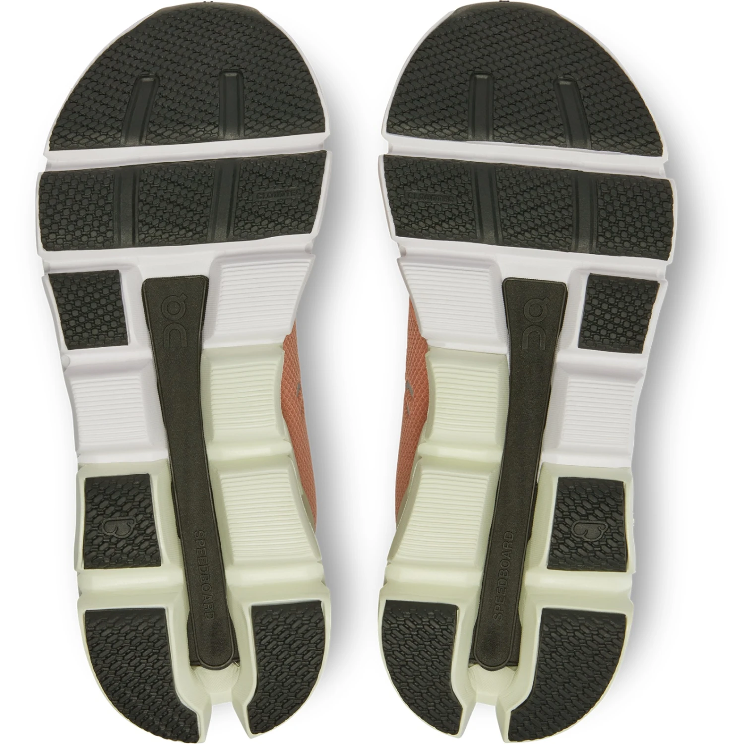 On Running On Cloudflyer 4 Women's Running Shoes - Peach & Aloe 6 On Running On Cloudflyer 4 Women's Running Shoes - Peach & Aloe - Image 4