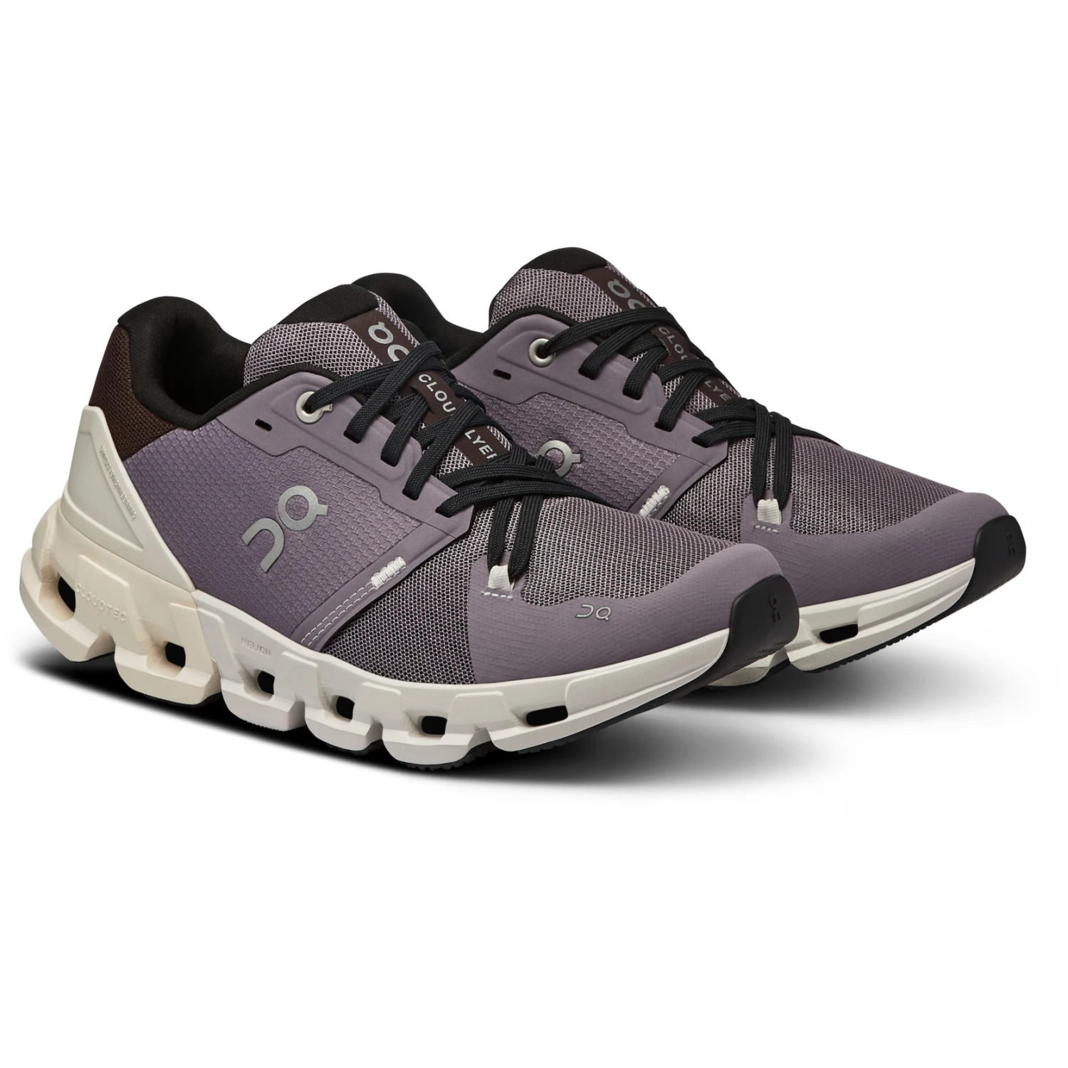 On Running On Cloudflyer 4 Women's Running Shoes - Shark & Pearl 3 On Running On Cloudflyer 4 Women's Running Shoes - Shark & Pearl