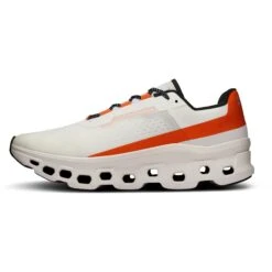 On Running On Cloudmonster Running Shoes - Undyed-White & Flame 13 On Running On Cloudmonster Running Shoes - Undyed-White & Flame -On Running Sales Store on cloudmonster men running shoe undyyed white flame 5 1531546