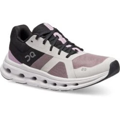 On Running On Cloudrunner Women Running Shoe - Heron & Black -On Running Sales Store on cloudrunner women running shoe heron black 6 1336135