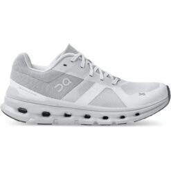 On Running On Cloudrunner Women Running Shoe - White & Frost