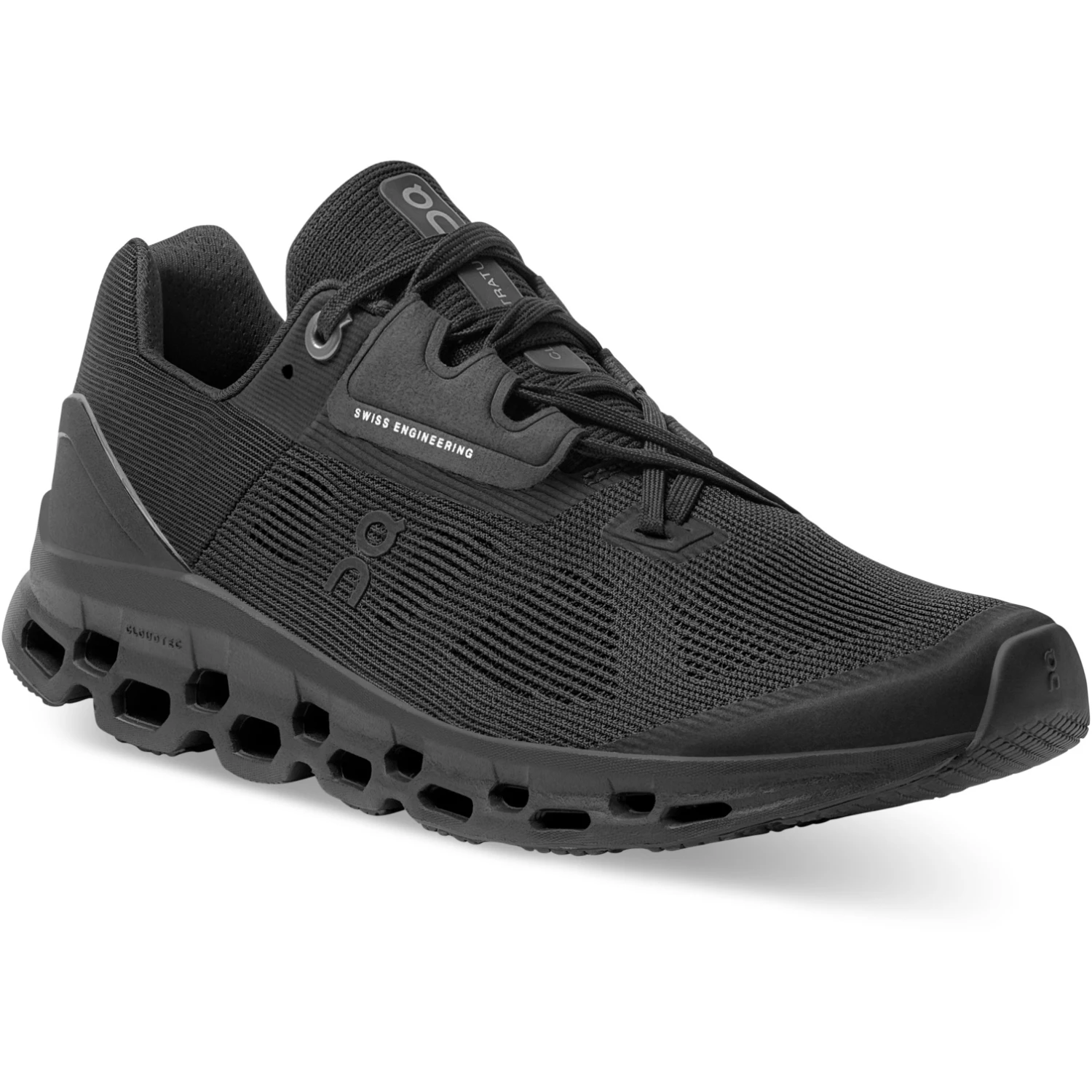 On Running On Cloudstratus Women Running Shoe - Black 8 On Running On Cloudstratus Women Running Shoe - Black - Image 6
