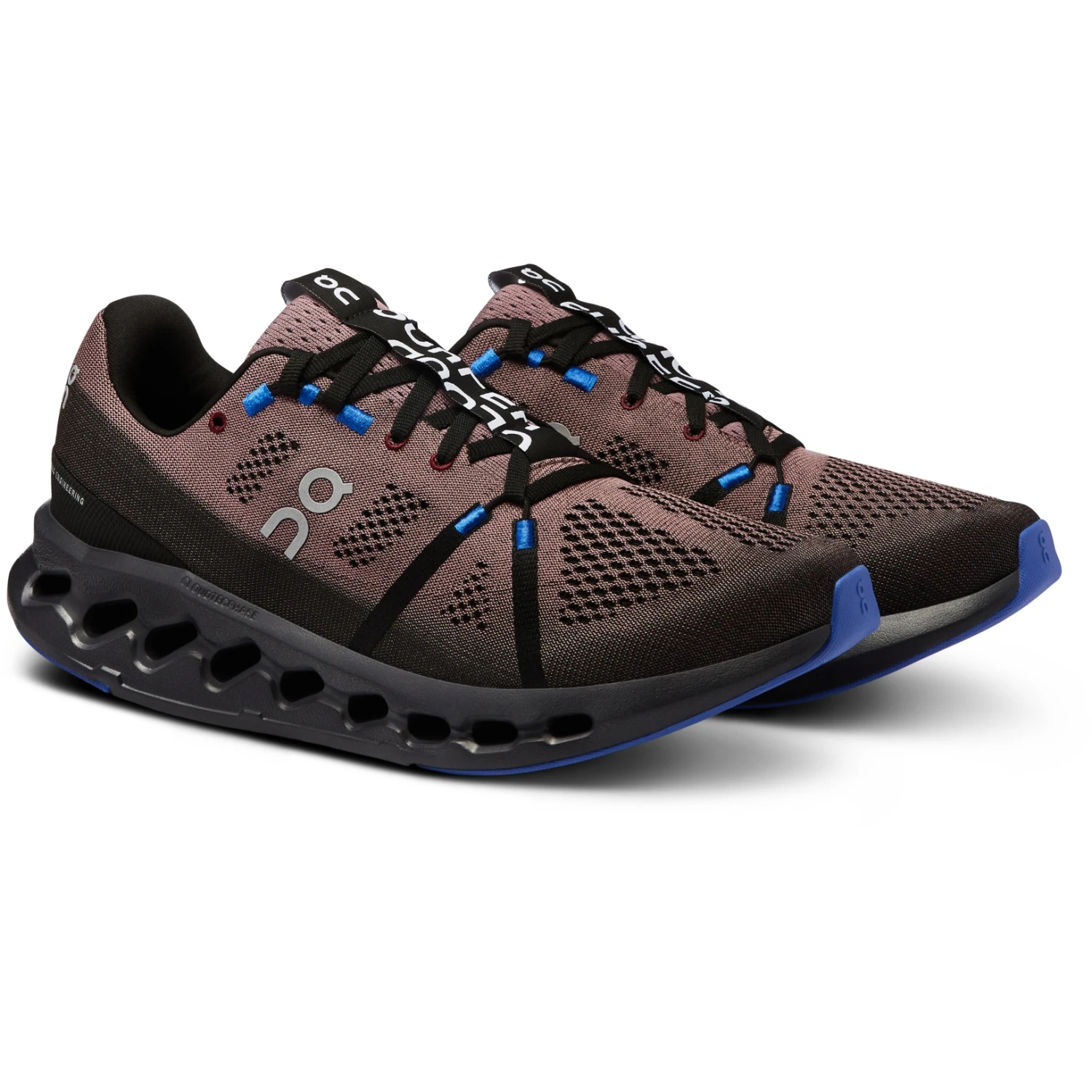 On Running On Cloudsurfer Running Shoes - Black & Cobalt 3 On Running On Cloudsurfer Running Shoes - Black & Cobalt