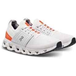On Running On Cloudswift 3 Running Shoe - Ivory & Flame
