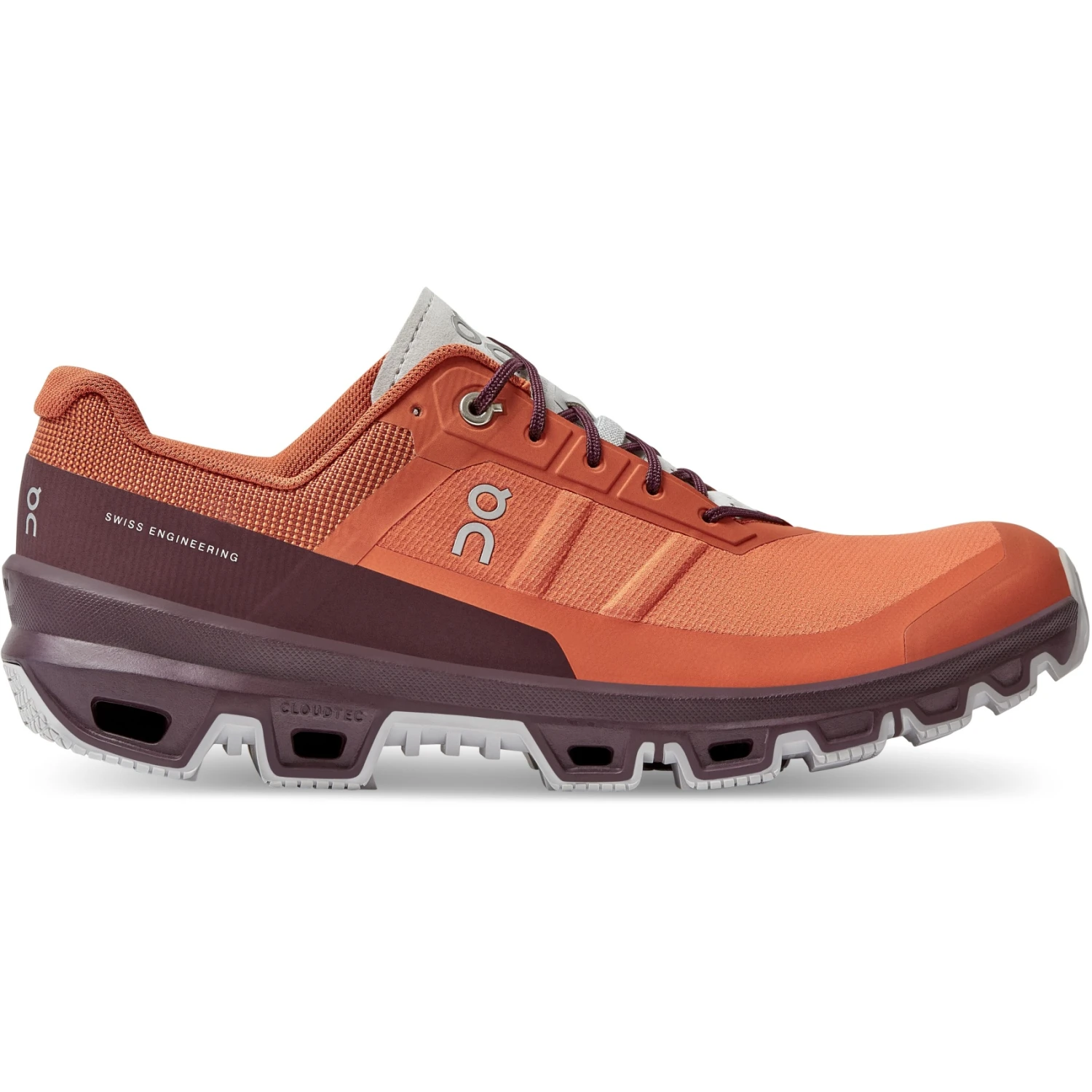 On Running On Cloudventure Trailrunning Shoe - Flare & Mulberry 3 On Running On Cloudventure Trailrunning Shoe - Flare & Mulberry