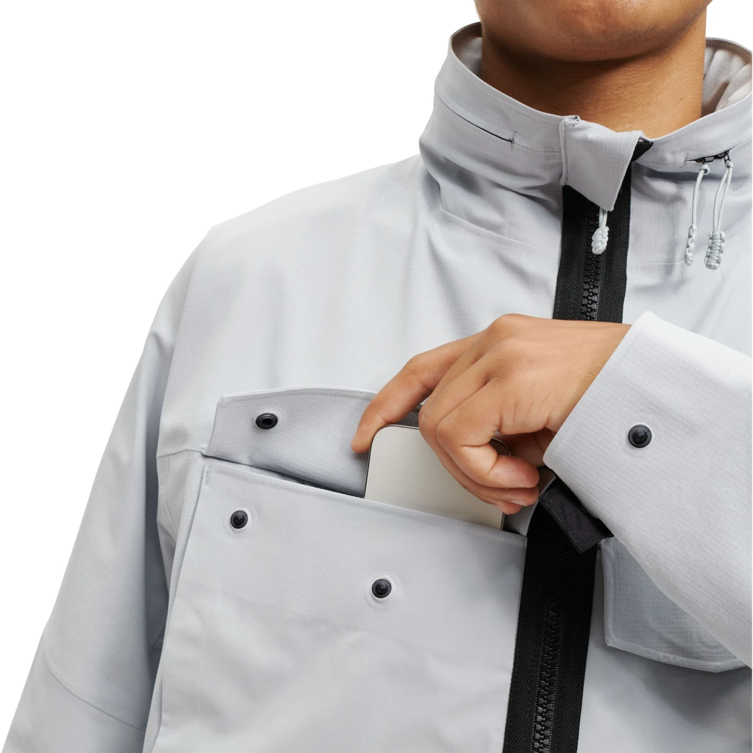 On Running On Explorer Jacket - Hail 7 On Running On Explorer Jacket - Hail - Image 5