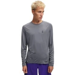 On Running On Performance Long-T Running Shirt - Rock 15 On Running On Performance Long-T Running Shirt - Rock -On Running Sales Store on performance long t running shirt rock 2 1153369