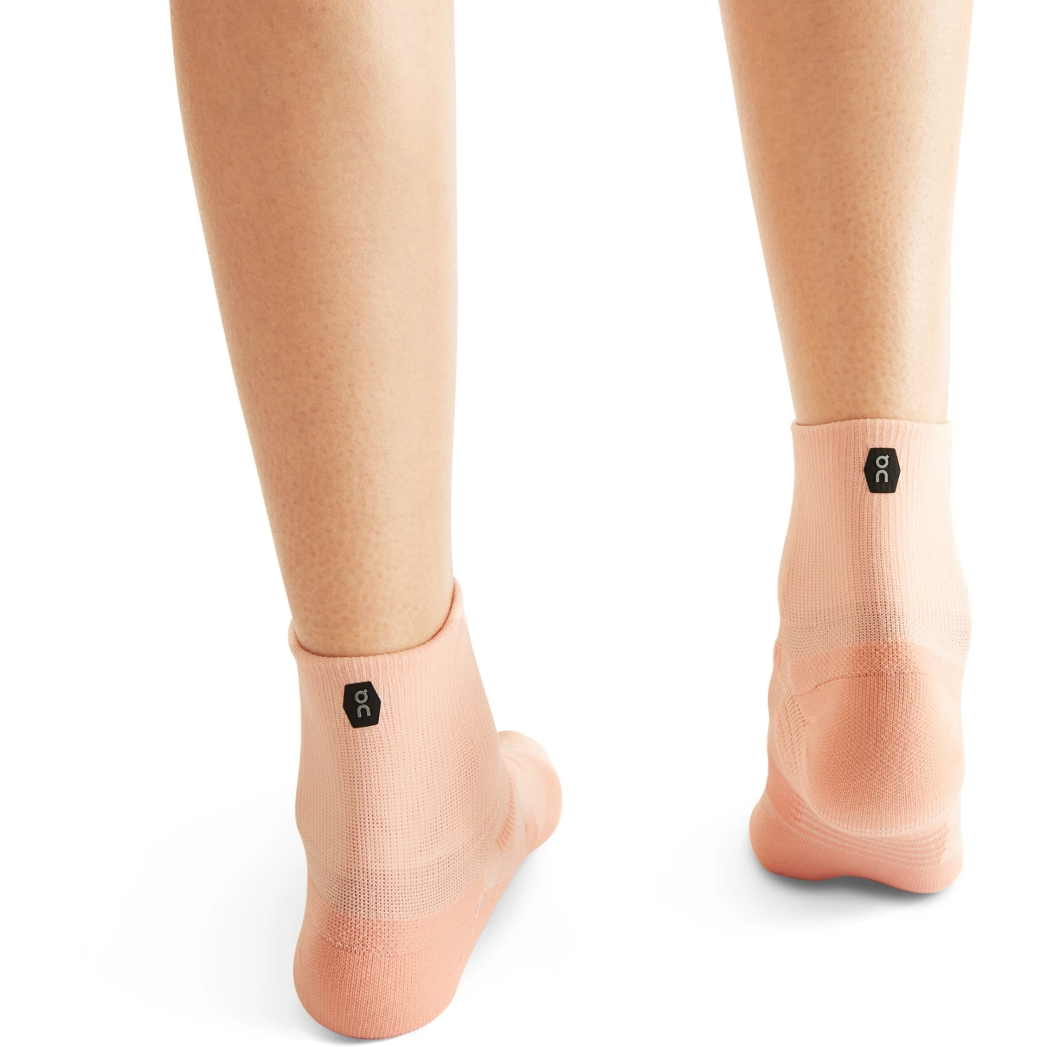 On Running On Performance Mid Sock Women - Rose & Flamingo 6 On Running On Performance Mid Sock Women - Rose & Flamingo - Image 4