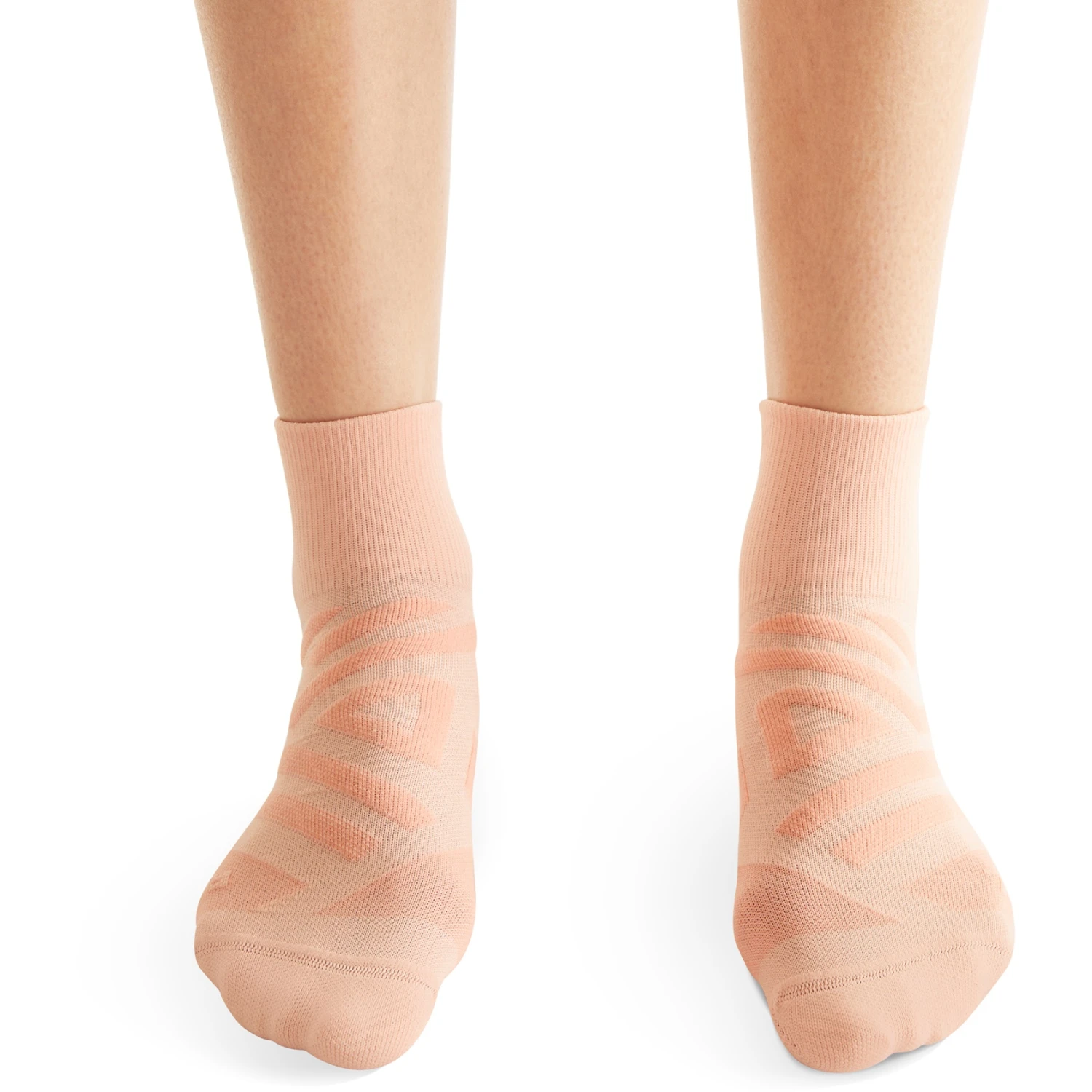 On Running On Performance Mid Sock Women - Rose & Flamingo 4 On Running On Performance Mid Sock Women - Rose & Flamingo - Image 2