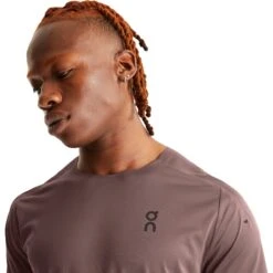 On Running On Performance-T Running Shirt - Grape & Black -On Running Sales Store on performance t running shirt grape black 5 1568896