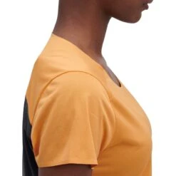 On Running On Performance-T Women Running Shirt - Mango & Black -On Running Sales Store on performance t women running shirt mango black 6 1297120
