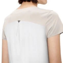 On Running On Performance-T Women Running Shirt - Pearl & Undyed-White -On Running Sales Store on performance t women running shirt pearl undyed white 6 1427178
