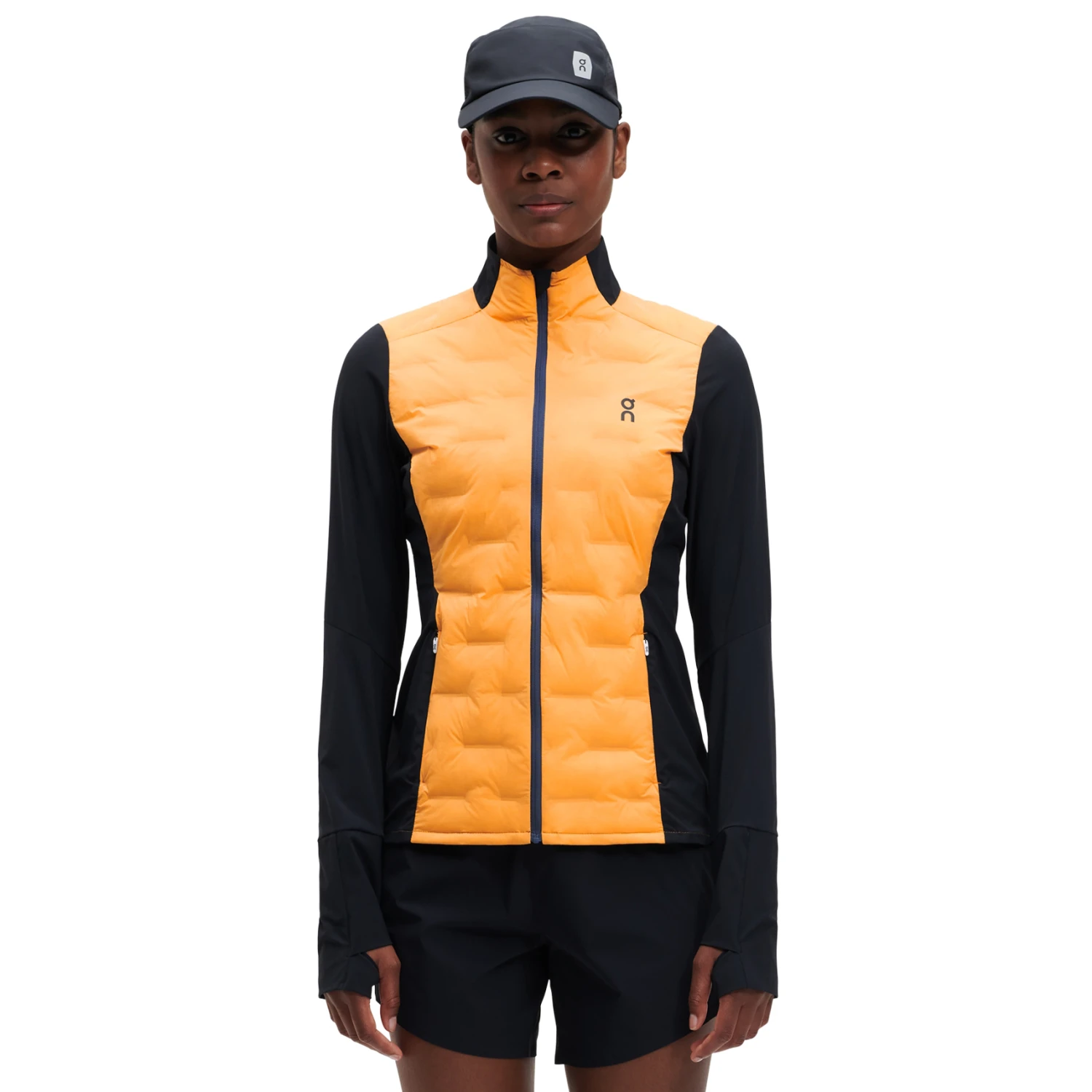 On Running On Climate Jacket Women - Mango & Black 3 On Running On Climate Jacket Women - Mango & Black