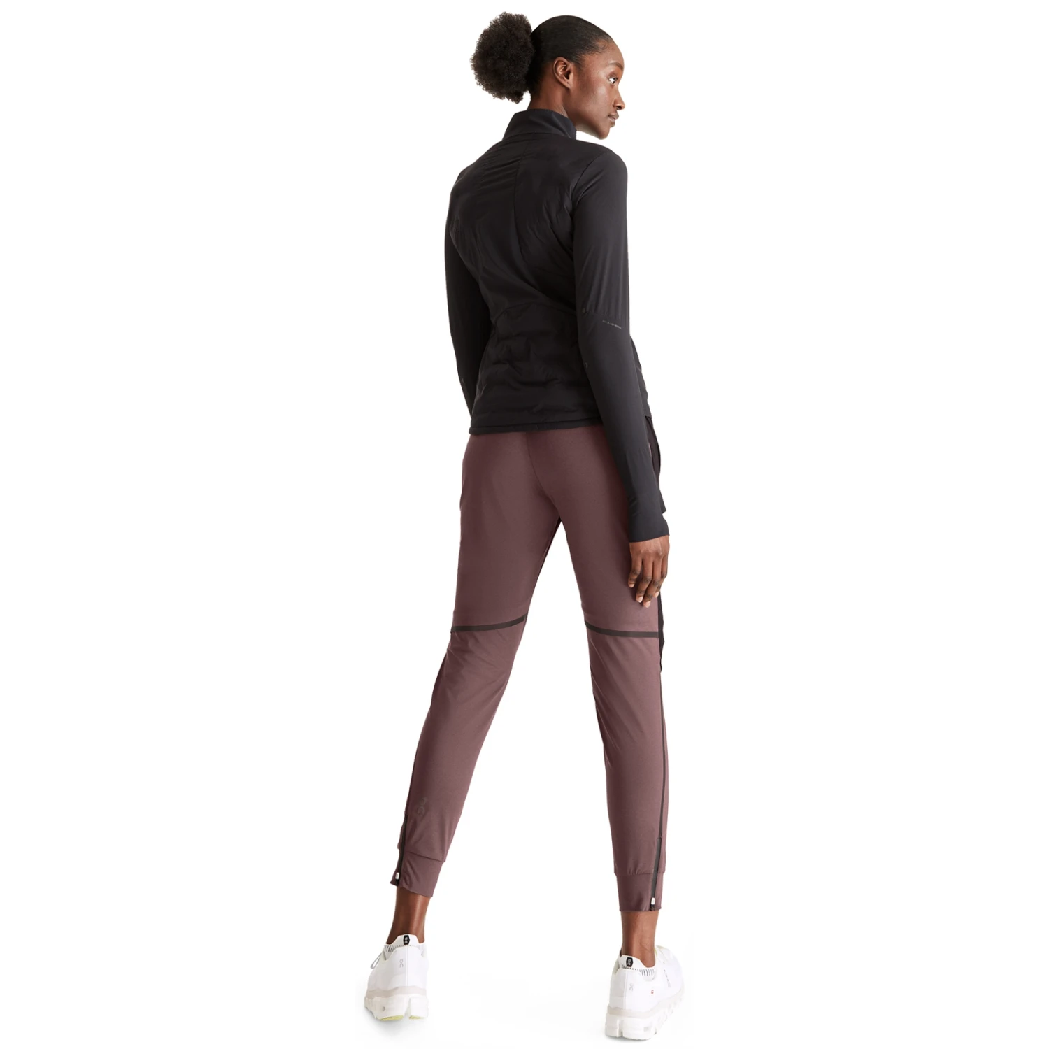 On Running Pants Women - Grape & Black 5 On Running Pants Women - Grape & Black - Image 3