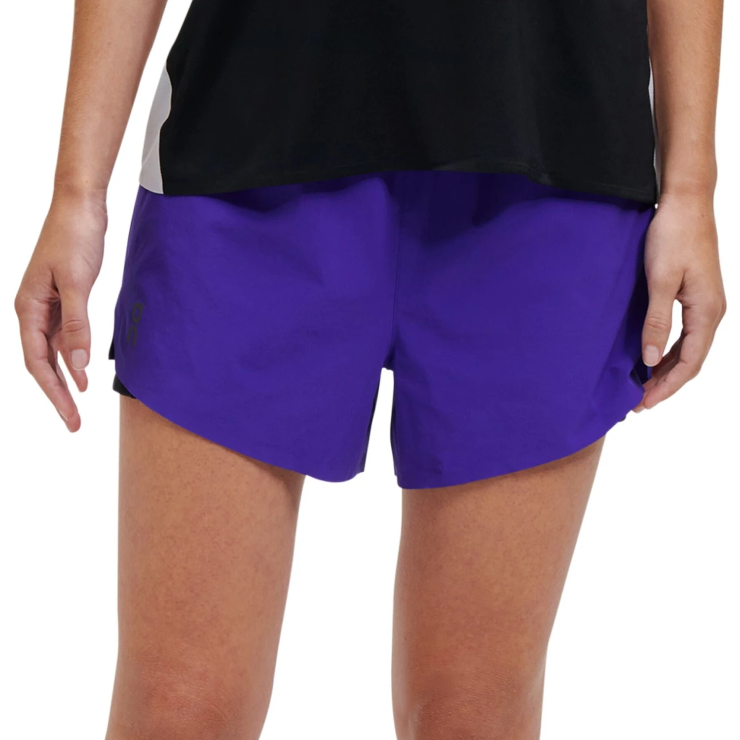 On Running Shorts Women - Twilight & Black 3 On Running Shorts Women - Twilight & Black