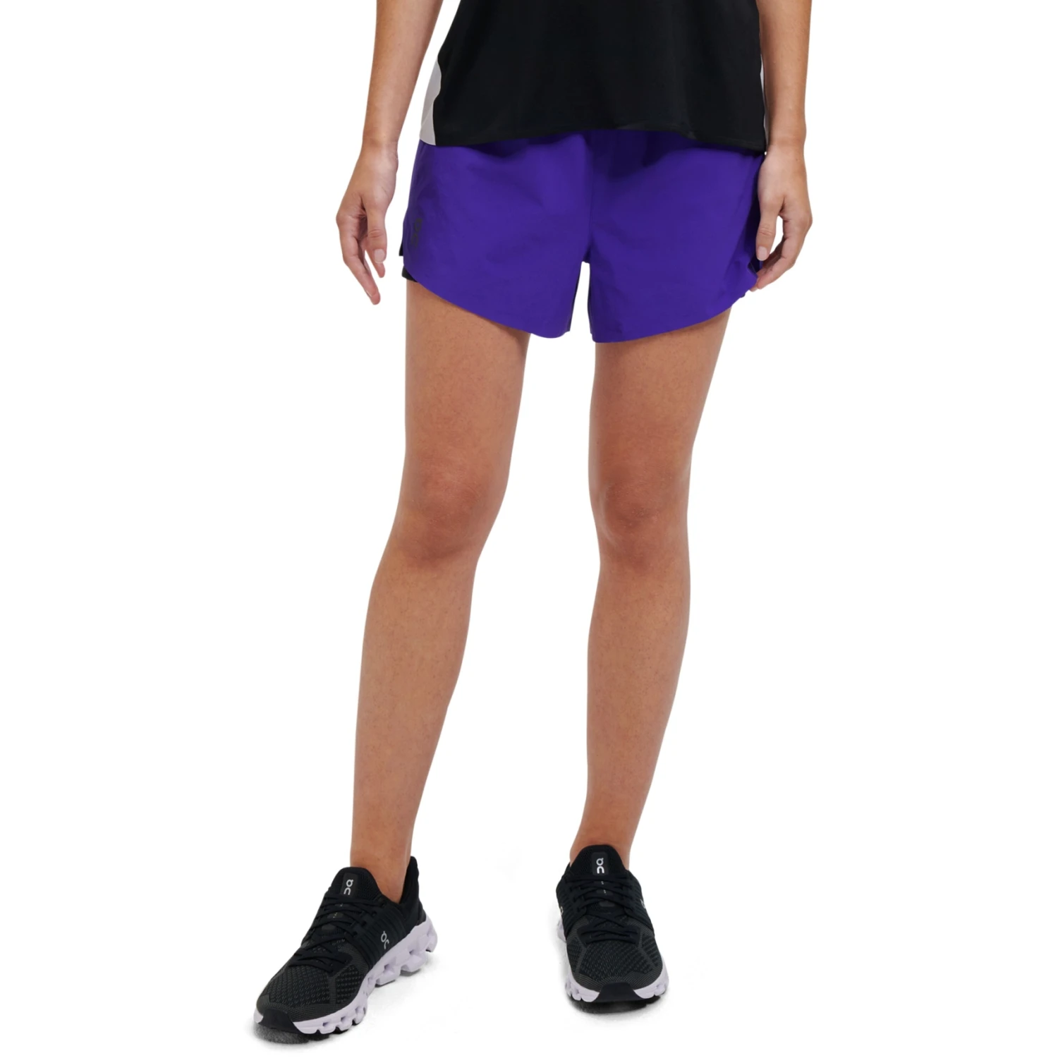 On Running Shorts Women - Twilight & Black 6 On Running Shorts Women - Twilight & Black - Image 4