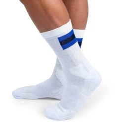 On Running On Tennis Sock - White & Indigo 8 On Running On Tennis Sock - White & Indigo -On Running Sales Store on running tennis sock white indigo 2 1263263