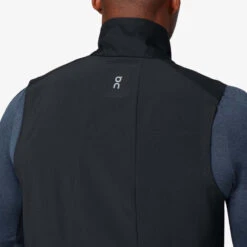 On Running On Weather Vest - Black -On Running Sales Store on running weather vest black 07 858831