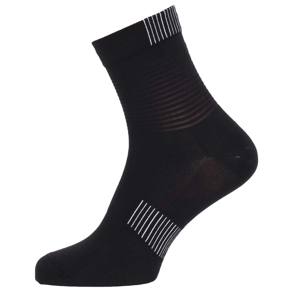 On Running On Ultralight Mid Sock Women - Black & White 3 On Running On Ultralight Mid Sock Women - Black & White