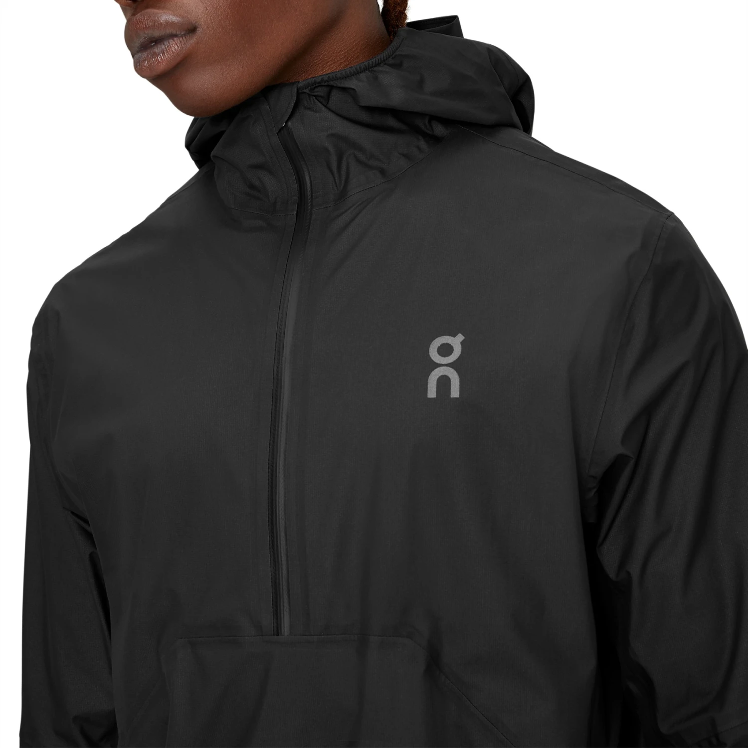 On Running On Waterproof Anorak Men - Black 6 On Running On Waterproof Anorak Men - Black - Image 4