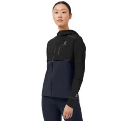 On Running On Weather Jacket Women - Black & Navy